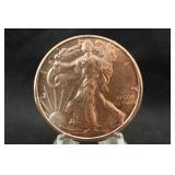 1oz .999 Pure Copper Round