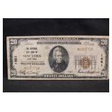 1929 $20 New York Federal Reserve Bank Note
