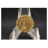 1911 $2.5 Pre-33 Gold Indian Coin