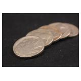 Lot of 5 Buffalo Nickels