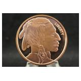 1oz .999 Pure Copper Round