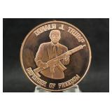 1oz .999 Pure Copper Round