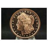 1oz .999 Pure Copper Round