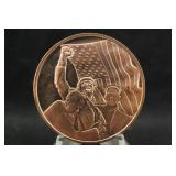 1oz .999 Pure Copper Round