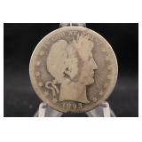 1893 Barber Silver Half Dollar
