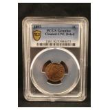 1892 Certified Indian Head Cent