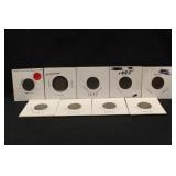 Lot of 9 Indian Head Cents 1880'S