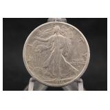 1916 Walking Liberty Silver Half Dollar