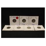 Lot of 7 Silver Mercury Dimes