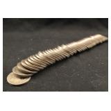 Roll of 40 1936-D Good/Fine Buffalo Nickels