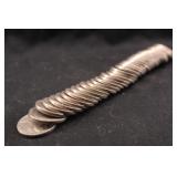 Roll of 40 1937 VG/F Buffalo Nickels