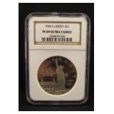 1986-S Proof Commemorative Silver Dollar