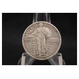 1927-D Standing Liberty Silver Quarter