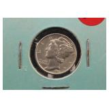 1941-D Uncirculated Mercury Silver Dime