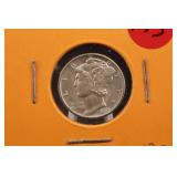 1939-D Uncirculated Mercury Dime