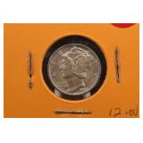 1939-D Uncirculated Mercury Dime