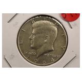 1964 Silver Kennedy Half Dollar