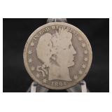 1894-S Barber Silver Half Dollar