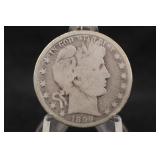 1899-O Barber Silver Half Dollar