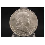 1950-D Uncirculated Franklin Silver Half Dollar