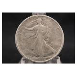 1918-D Walking Liberty Silver Half Dollar