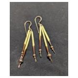 Artisan Made Porcupine Necklace and Earrings