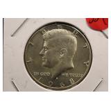 1968-D Silver Kennedy Half Dollar