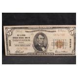 1929 $5 Indianapolis IN Federal Reserve Note