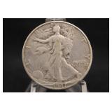 1947-D Walking Liberty Silver Half Dollar