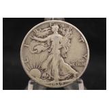 1939 Walking Liberty Silver Half Dollar