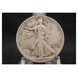 1941-S Walking Liberty Silver Half Dollar