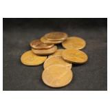 Lot of 10 Wheat Pennies
