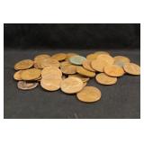 Lot of 42 Lincoln Head Pennies