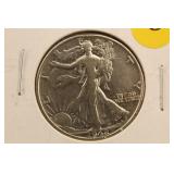 1942 Walking Liberty Silver Half Dollar