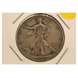 1945-S Walking Liberty Silver Half Dollar
