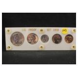 1958 U.S. Silver Proof Set in Capital Holder