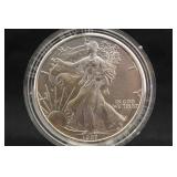 1997 1oz .999 Silver American Eagle w/COA