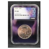 1964 PF68 Kennedy Silver Half Dollar NGC Certified