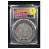 1888 CAC Certified MS64 Morgan Silver Dollar BERT