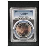 1964 PL66 Canada Confederation Silver Dollar
