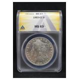 1883-CC MS63 Morgan Silver Dollar Certified