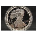 1993 1oz .999 Pure Silver Eagle Proof w/COA