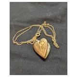 12KGF Locket and 19" Chain