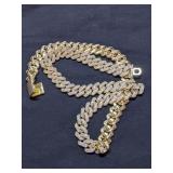 Beautiful 24" Crystal Necklace -  Reversible