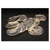 Lot of 10 Silver Proof Washington Quarters