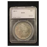 1885-O Morgan Silver Dollar Certified