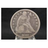 1872-P Seated Liberty Silver Dollar