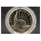 1986-S Proof Commemorative Half Dollar