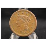 1856 Braided Hair Large Cent