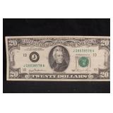 1981 $20 Kansas City Mo Federal Reserve Note